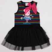 Neue Kinder-Peppa pig Tunika Top Sommer Baumwolle Mädchen Party/Abend Kleider tragen images