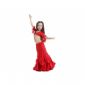 Lait stade soie rouge enfants Belly Dance Costumes Fishtail jupe et Top small picture