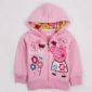 Nova 2014 100% algodão bebê meninas crianças jaquetas casacos outwear peppa pig Hoodies small picture