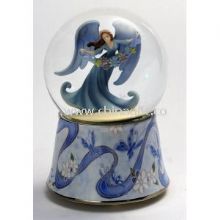 Water/Snow Globes music boxes with angel in the ball images