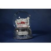 Snow Globes Carousles With Music Rotating images
