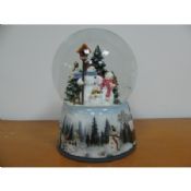 Flotteur de bonhomme de neige neige eau/Snow Globes images