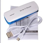 3g wifi router power bank 5200mah portable images