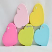 Heart shape 8000mah led mobile phone battery charger images