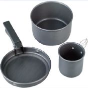 4pcs único cookware que acampa con pinza universal images