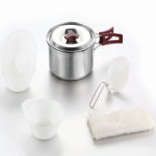 6pcs stainless steel cookware set images