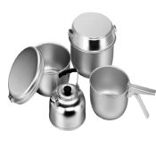 ensemble de casseroles Enormes 7pcs extérieure en aluminium anodisé images