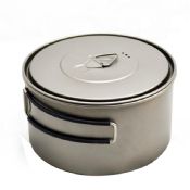 900ml titanium camping cookware pot images