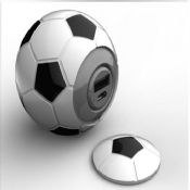fútbol forma mini 2600mah portátil cargador images