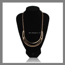 2016 fashion jewelry moon shape imitation gold necklace images