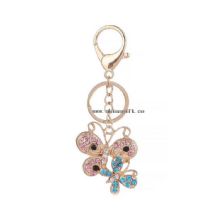 Butterfly rhinestone keychains new promotional gift items 2015 custom keychain images