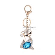 Cheap custom key chain metal rhinestone keychains key chain ring images