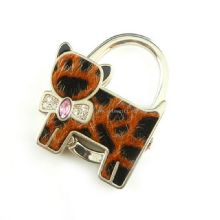 Fashion cat shaped metal foldable bag hanger images