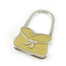 Fashion metal foldable hook for hanging bag,bag hanger images