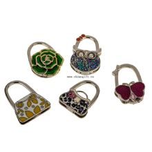 Mode metal zink legering foldbare taske indehaveren, taske krog for salgsfremmende gave images