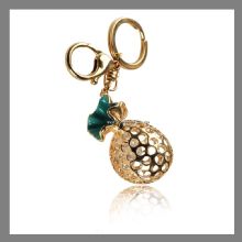 Gold crystal custom keychain homemade images