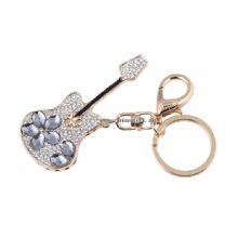 Guitar keychain crystal keychain images