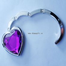 Heart Shape Metal Folding Bag Hook images