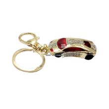 Love rhinestone crystal car shaped keychain images