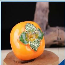 Lovely Home Decorative Box Ring Holder Box Persimmon Trinket Box images