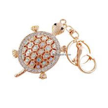 Lovely tortoise keychain souvenir key accessories crystal keychain images