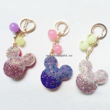 Mobile keychains plastic keychain cute mobile phone keychain mouse shape images