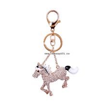 New arrival horse gifts keyring wholesales crystal rhinestone keychain images