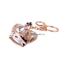 New fashion crown keychain rhinestone keychain wholesale dance gifts images