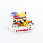 2016 Mode Heimtextilien custom Jamaika Auto PVC-Kühlschrank-Magnete images