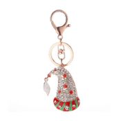 Christmas fashion crystal keychain gift items for kids images