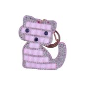 Lindo cuero gato llavero regalos & artesanías llavero de claves múltiples images