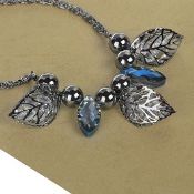Fashion bead design woman long chain smart necklace images
