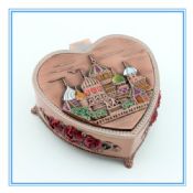 Fashion Heart EU design Metal luxurious wedding gift box wedding cake box images