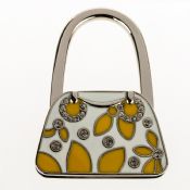 Fashion metal zinc alloy folding bag purse hook handbag hanger holder images