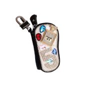 Echtes Leder Brieftasche tragen wenig Auto RS Schlüsselhalter images