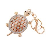 Lovely tortoise keychain souvenir key accessories crystal keychain images