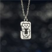 Металл медведь популярный дизайн металла ожерелье images