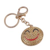 Mini smile face keychain womens key chains gift Keychain acceaasory images