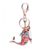 New arrival dolphin animal keyring custom metal key images