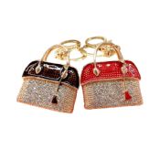 New rhinestone keychain handbags ladies images