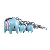 New wholesale popular elephant keychain custom key ring 3d keychain images