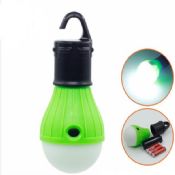 3 led mini lanterna de acampamento de bulbo com gancho images
