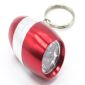 6 leds multi color pocket led flashlight keychain small picture