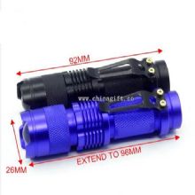 3W آلومینیوم آلیاژ زوم چراغ چراغ قوه images