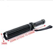 180LM XPE LED extendible zoom security torch light images