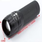 high power adjustable zoomable flashlight images