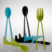2 in 1 multi-functional fancy magic fork and spoon images