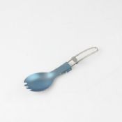 Plegable camping spork de titanio images