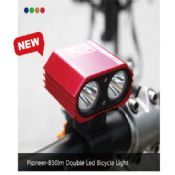 Pionero gemelo LED bicicleta luz images