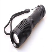 Aluminum zoomable tactical led torch flashlight images